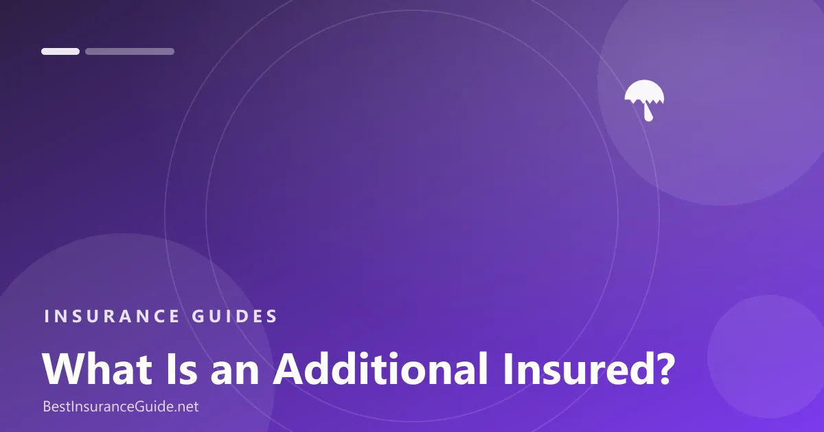 Additional insured explained banner