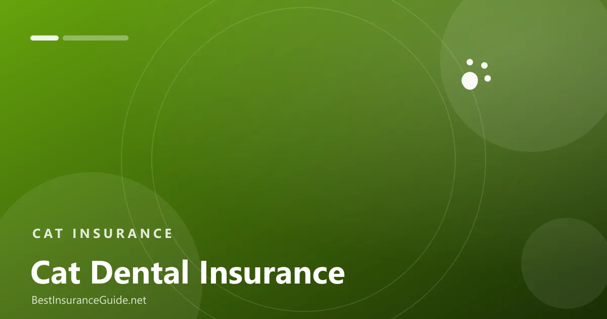 Cat dental insurance banner