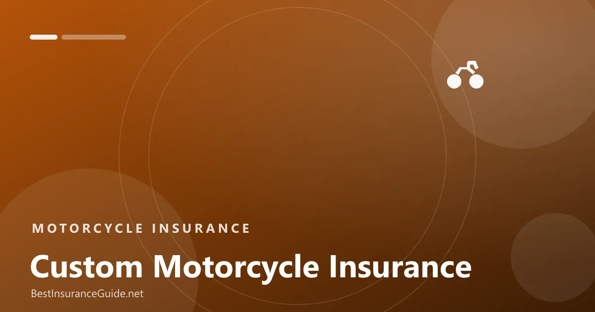 Custom motorcycle insurance guide banner