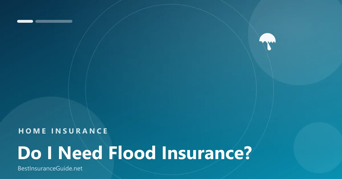 Do I need flood insurance banner
