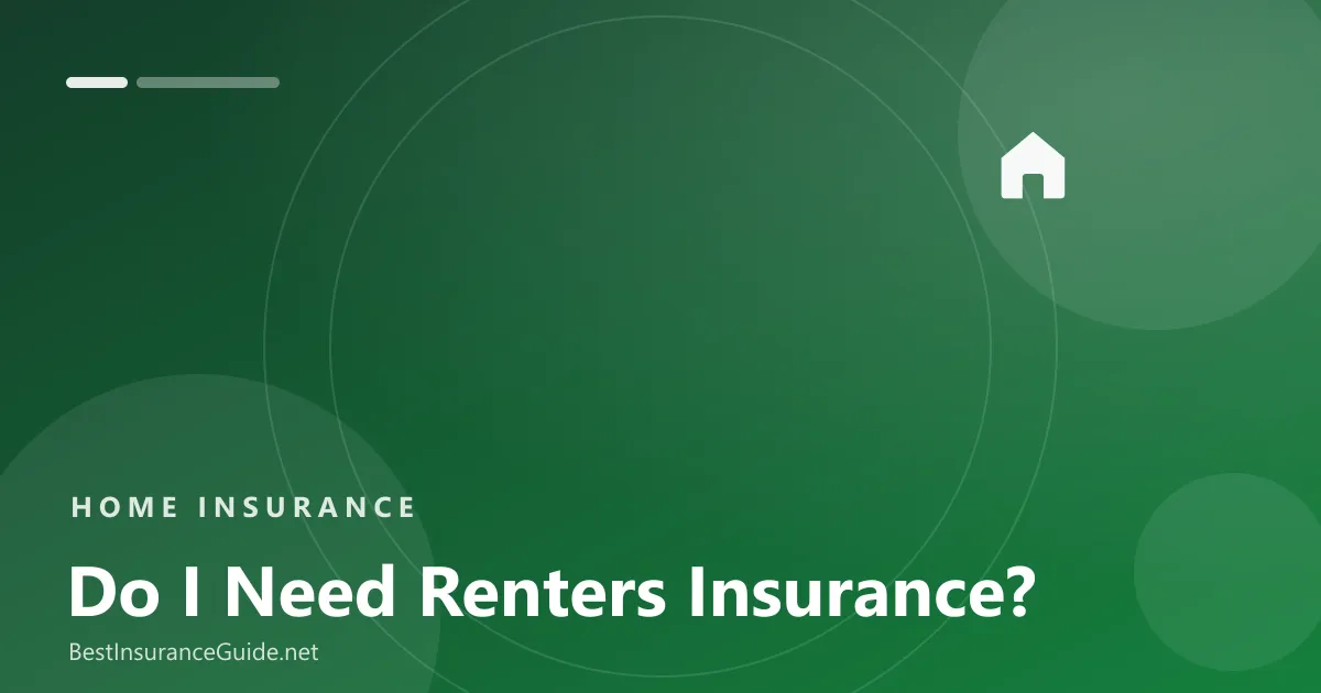 Do I need renters insurance banner