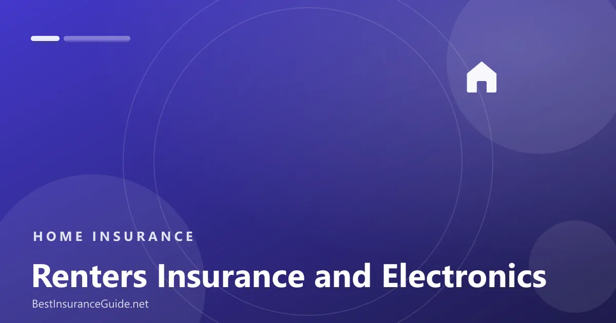 Does renters insurance cover electronics banner
