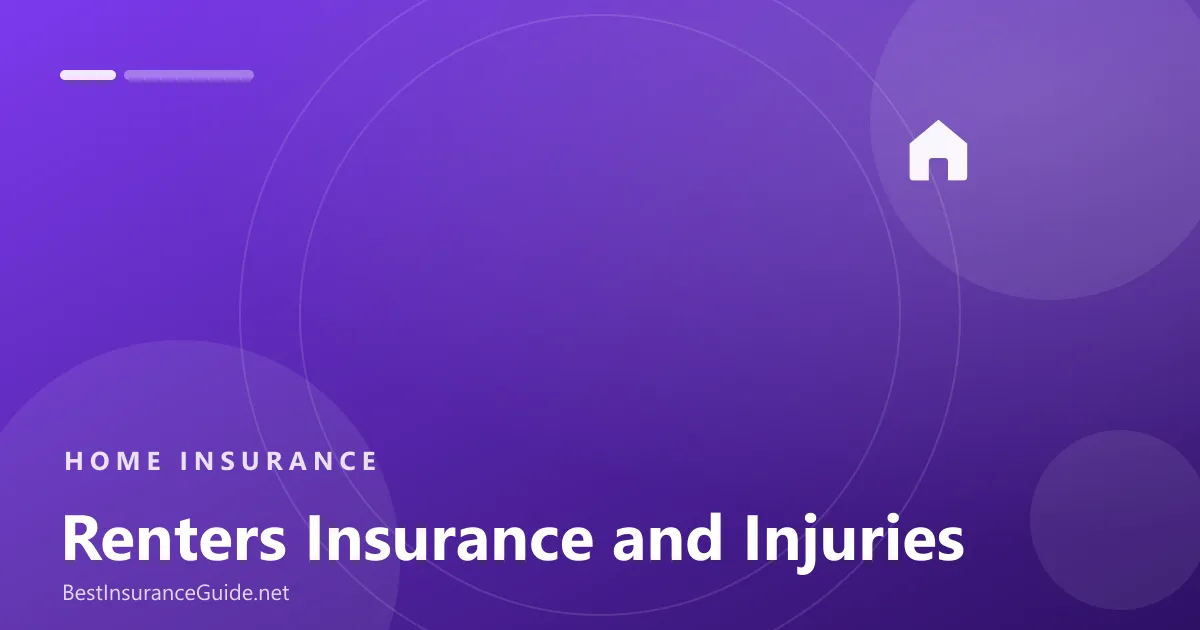 Does renters insurance cover injuries banner