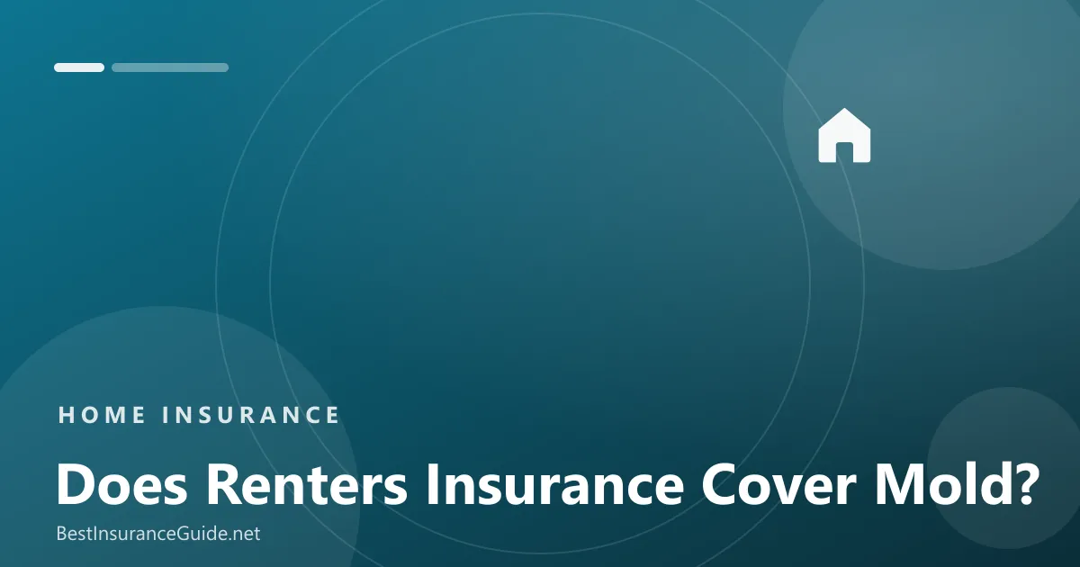 Does renters insurance cover mold banner