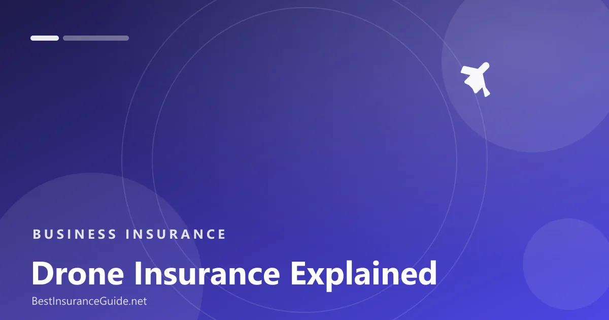 Drone insurance explained banner