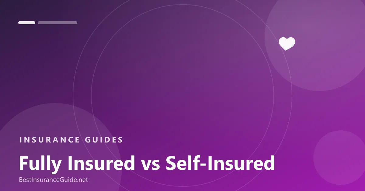 Fully insured versus self-insured health plans banner