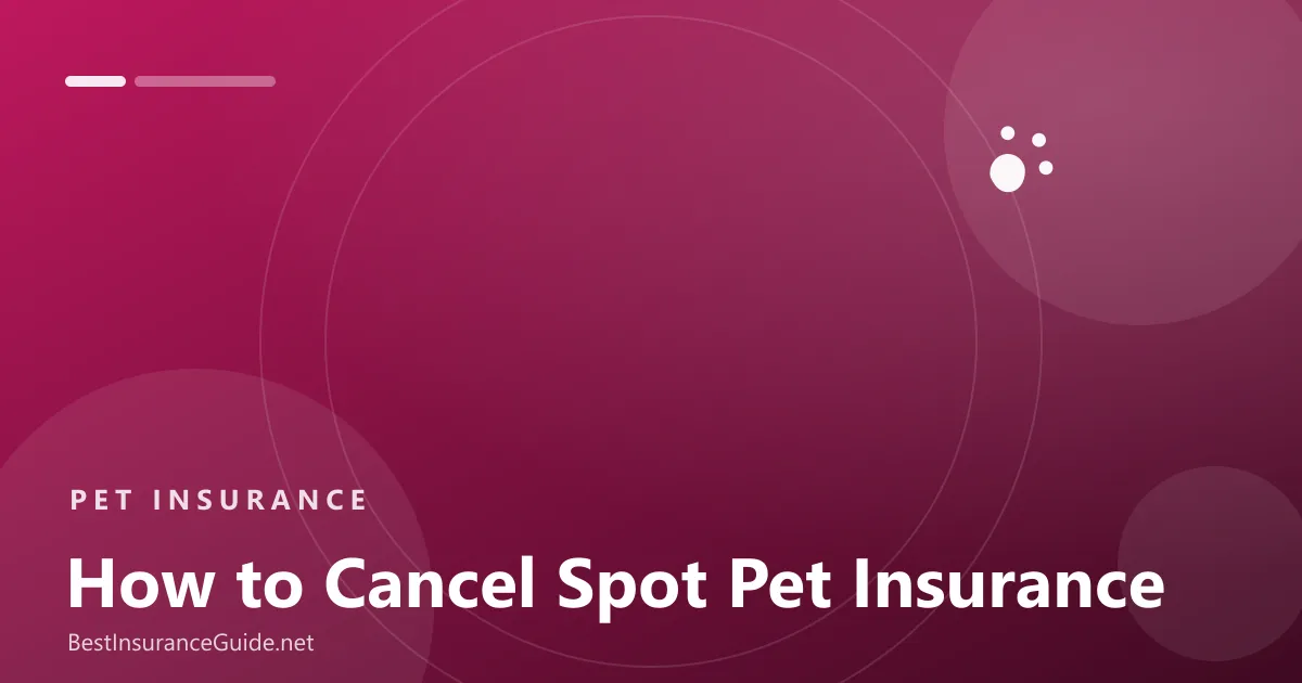 How to cancel Spot pet insurance banner