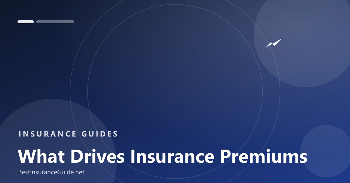 Insurance premium factors banner