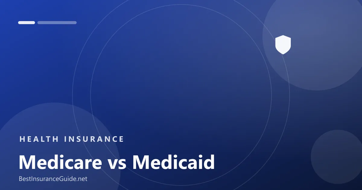 Medicare versus Medicaid banner