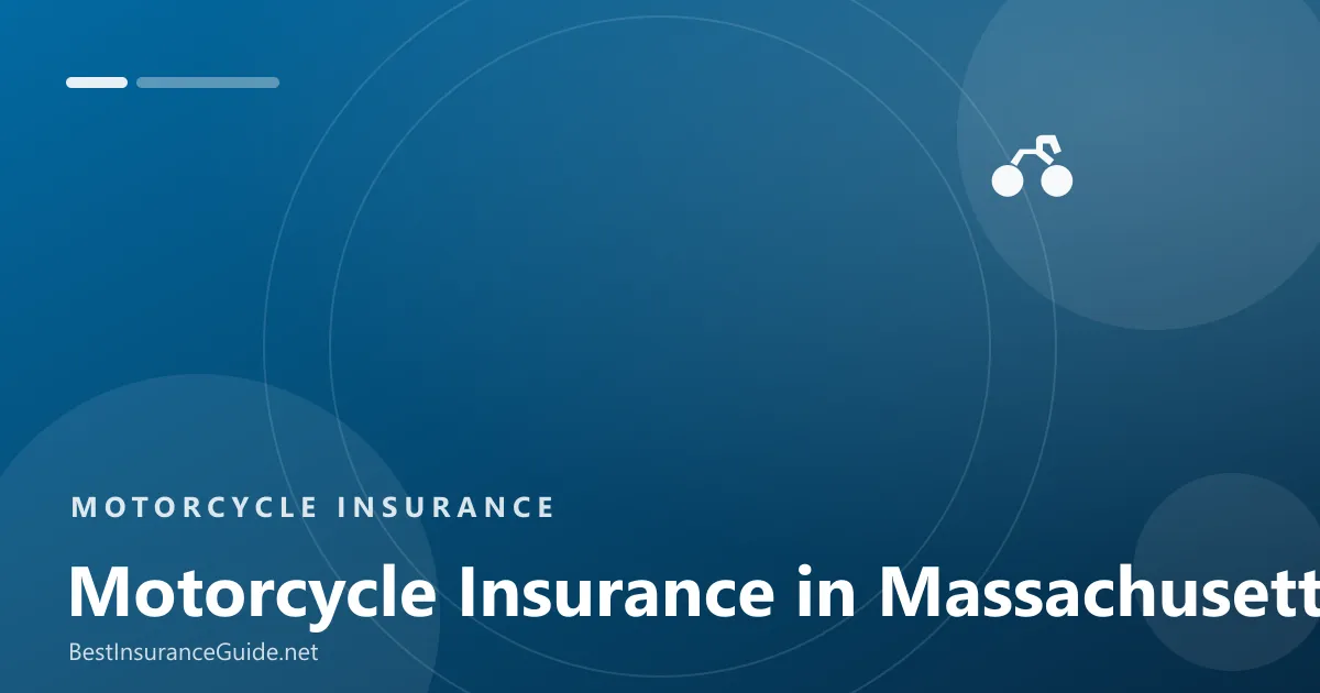 Motorcycle insurance in Massachusetts banner