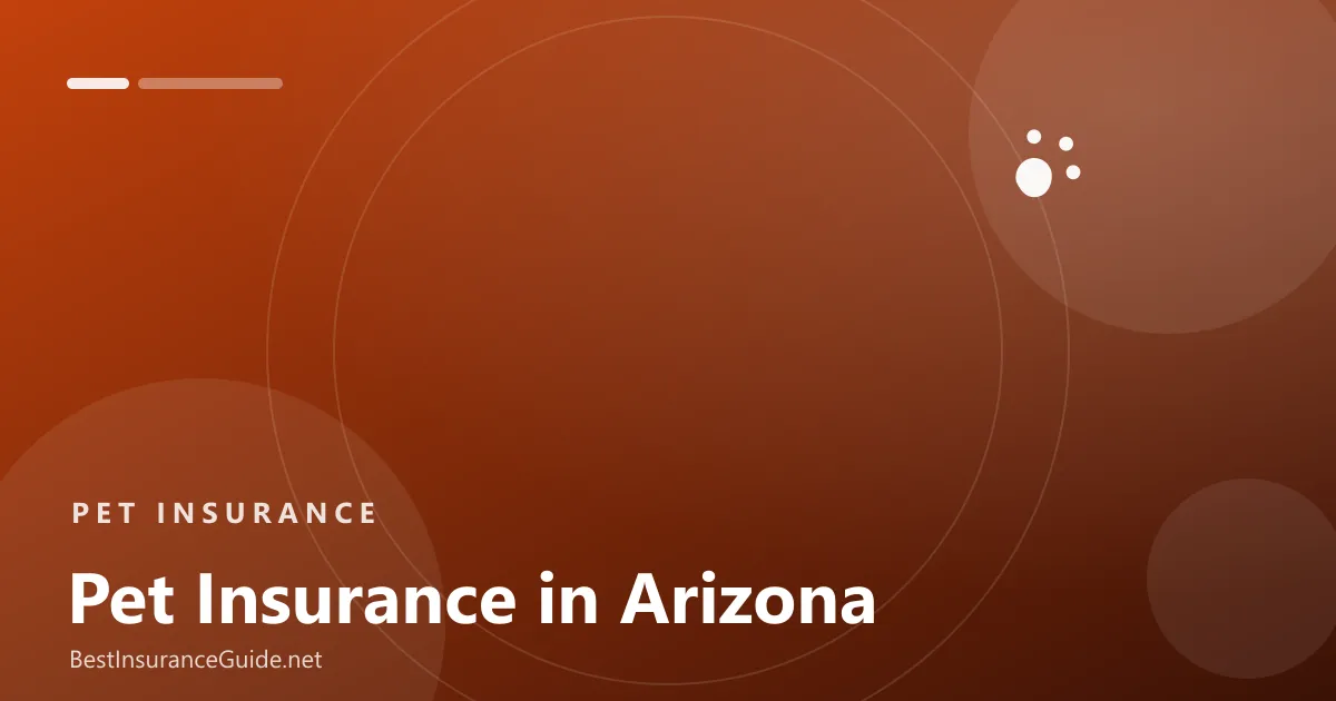 Pet insurance in Arizona banner