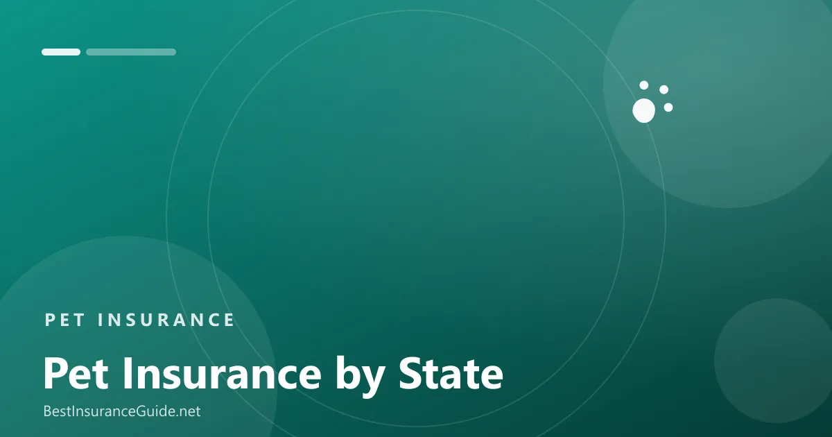 Pet insurance by state banner