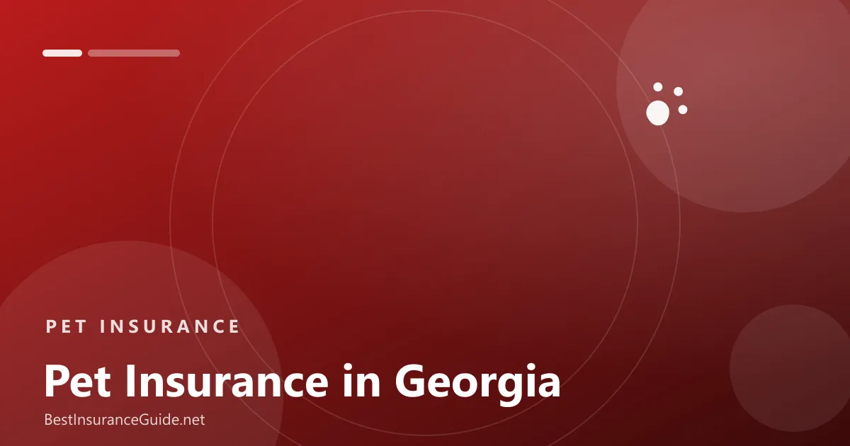 Pet insurance in Georgia banner