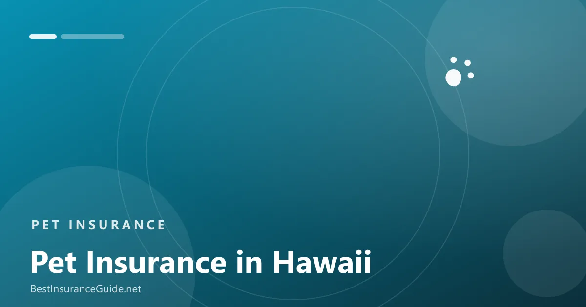 Pet insurance in Hawaii banner