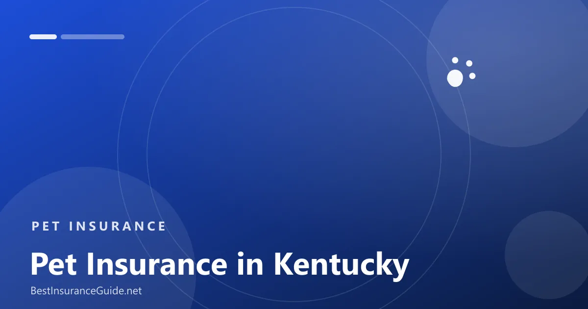 Pet insurance in Kentucky banner
