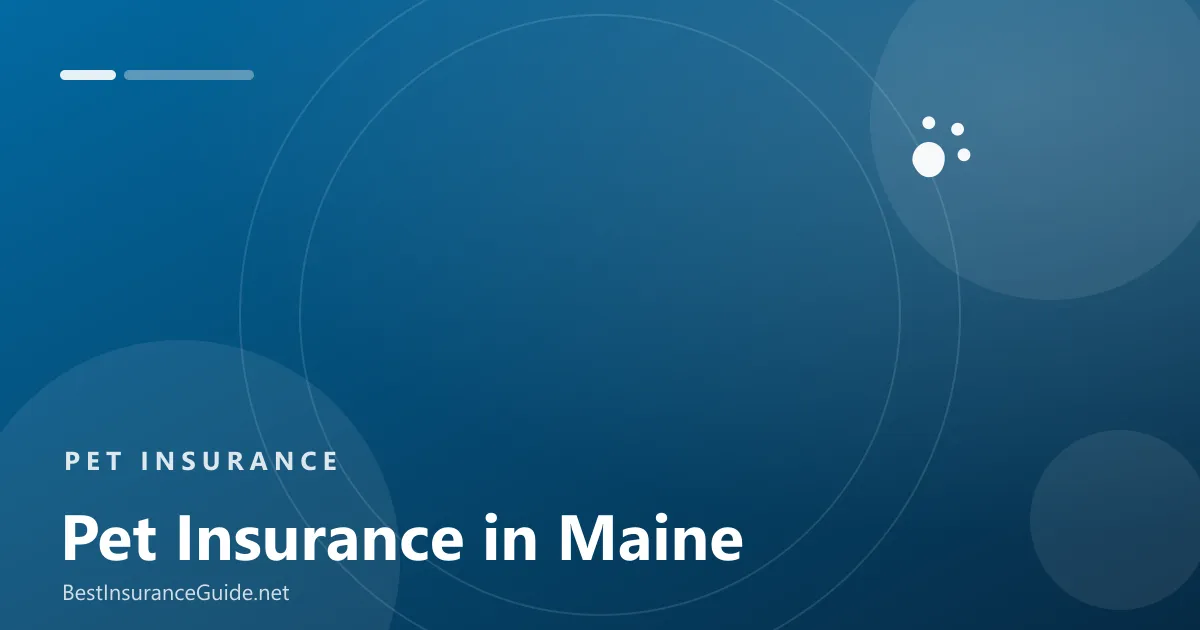 Pet insurance in Maine banner