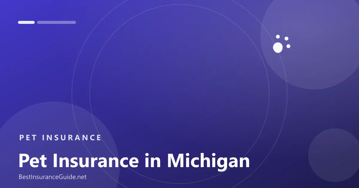 Pet insurance in Michigan banner