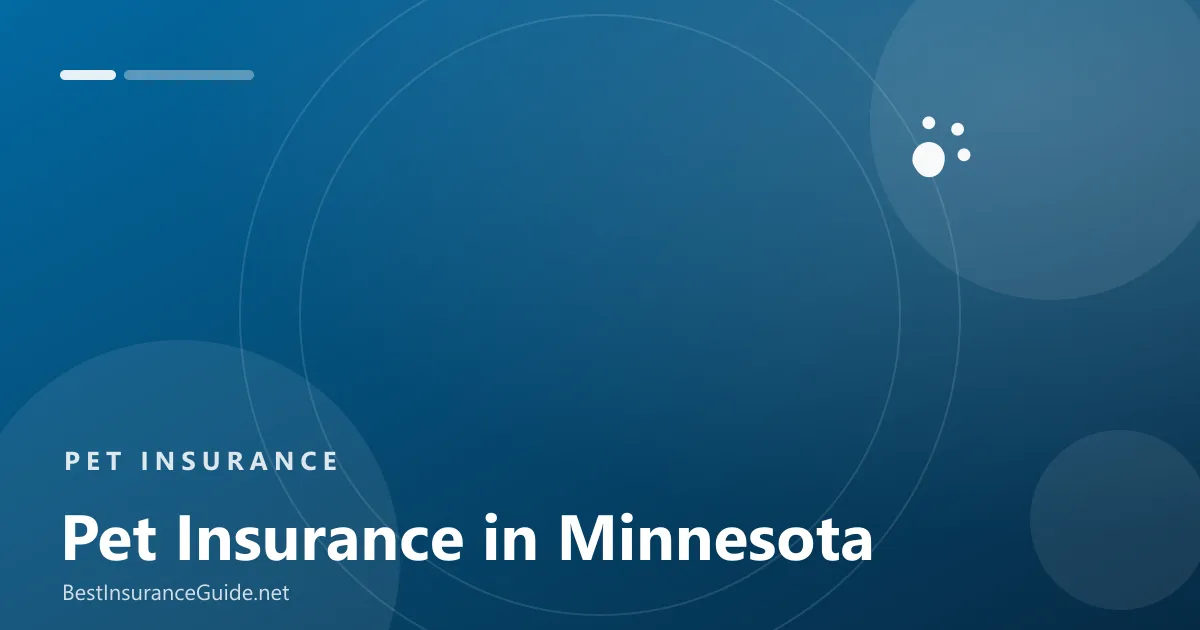 Pet insurance in Minnesota banner
