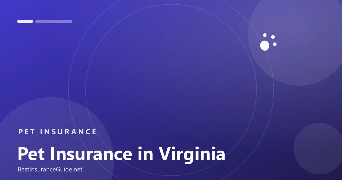 Pet insurance in Virginia banner