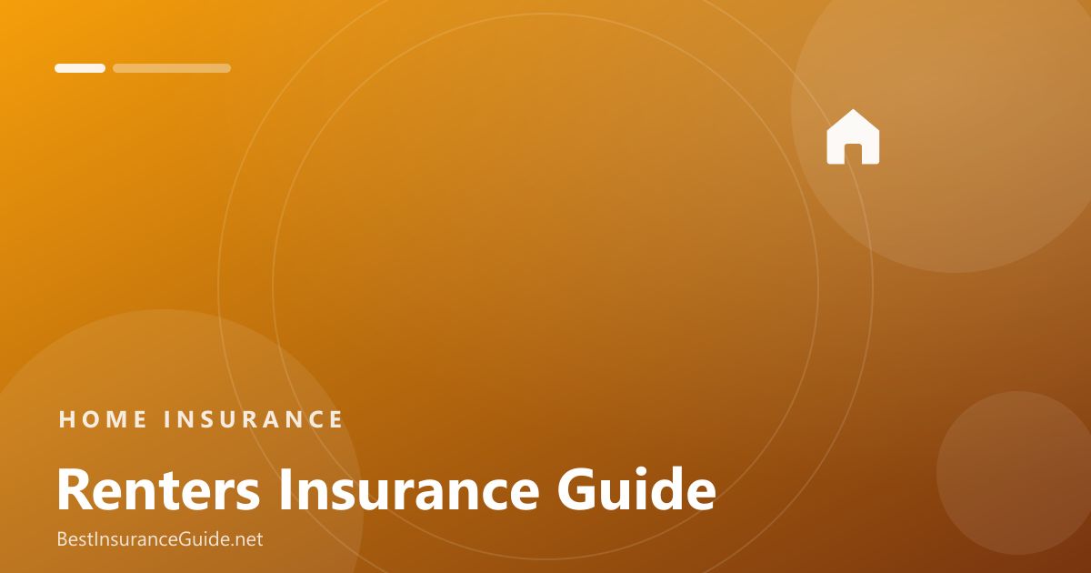 Renters insurance guide banner