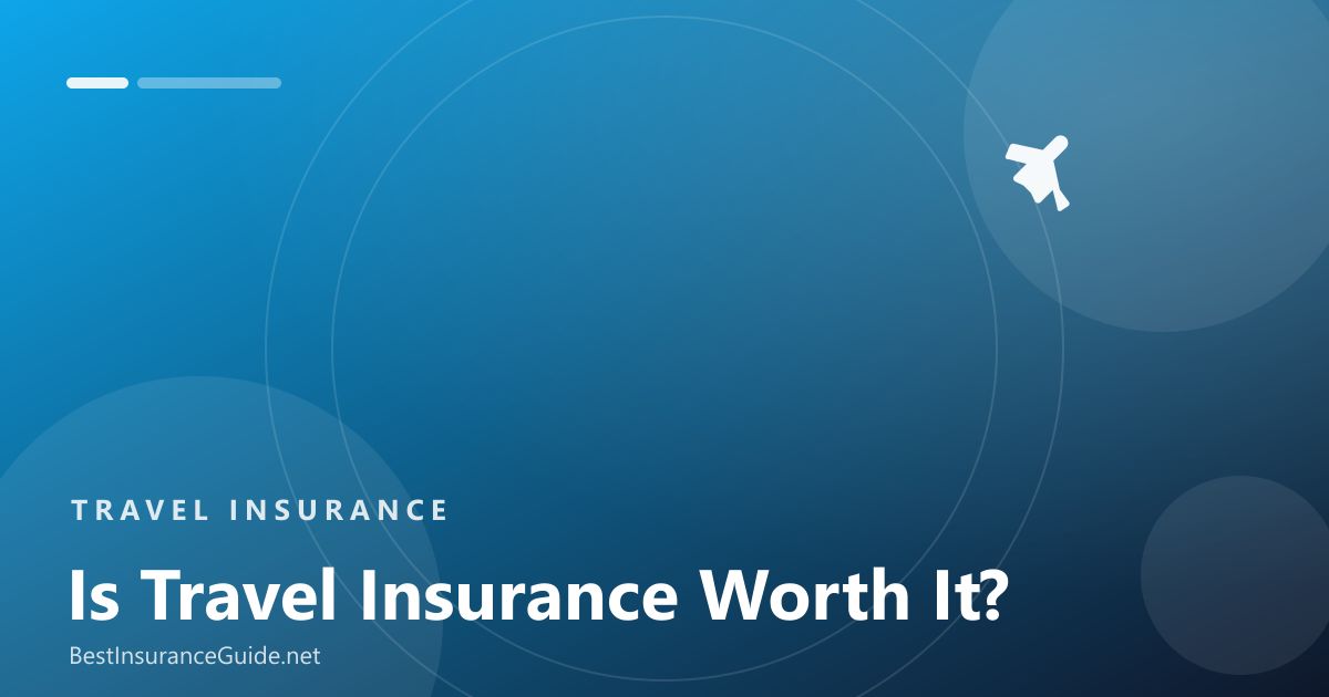 Travel insurance value guide banner