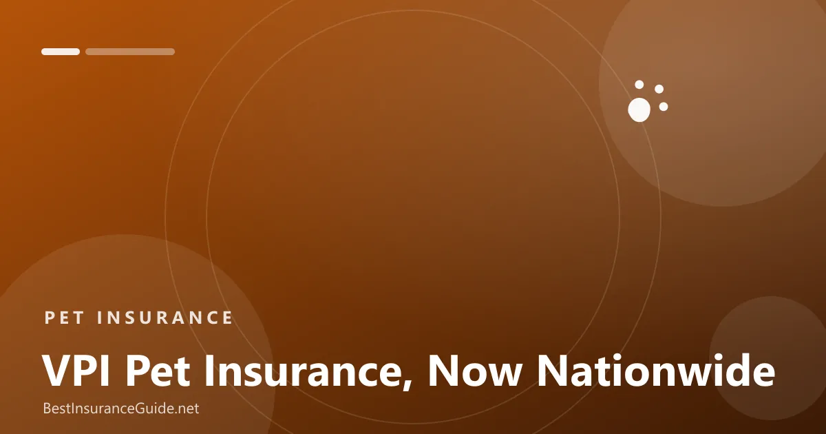 VPI pet insurance banner showing the change from Veterinary Pet Insurance to Nationwide