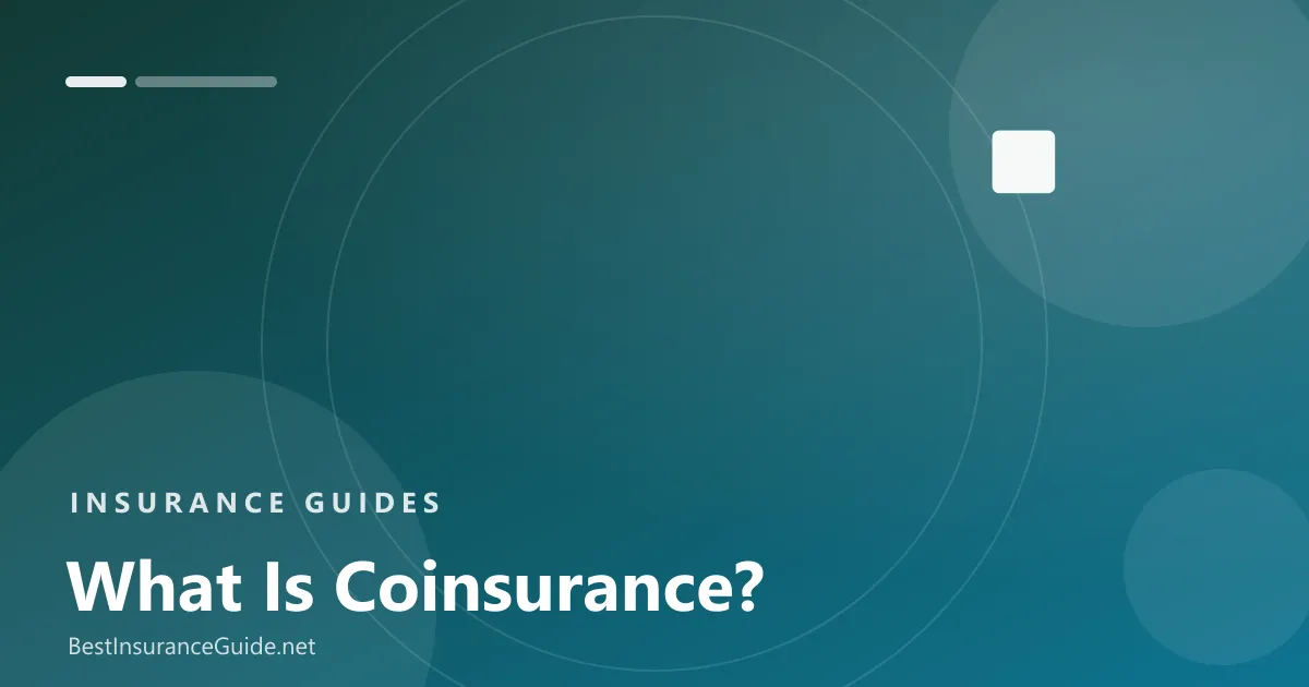 Coinsurance explained banner